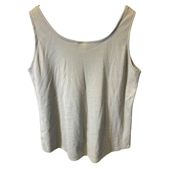 Blue Skies of Florida Green Sleeveless Scoop Neck Tank Top SZ Medium - Picture 2 of 6